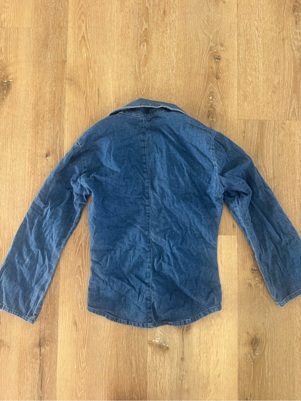 Vintage Friends denim button up - Picture 2 of 5